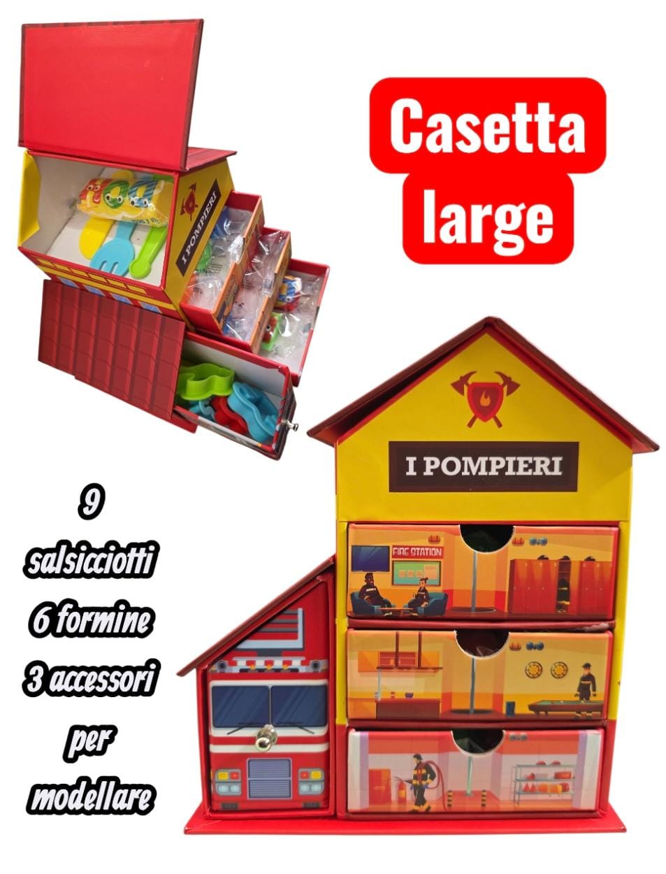 Plastilina Doh crea il tuo villaggio Tinta unita