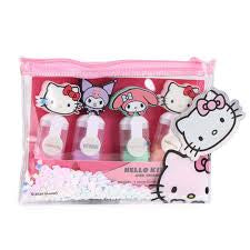 Set 4 evidenziatori con astuccio Hello Kitty
