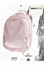 ZAINO GLITTERATO TINTA UNITA  Glamour 2025 3D Glitter Rosa o Nero con Cross System