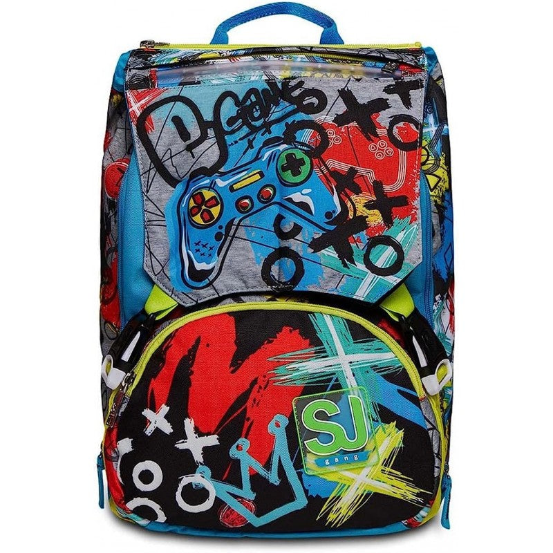 ZAINO ESTENSIBILE BIG SCUOLA SJ GANG-GLITZLED BOY 2312 208