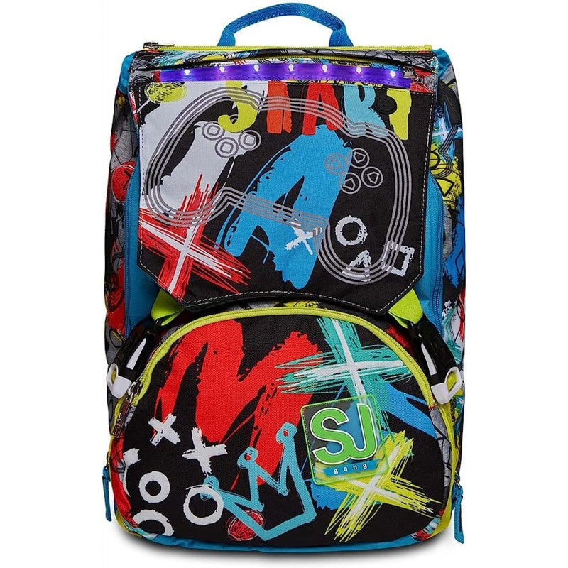 ZAINO ESTENSIBILE BIG SCUOLA SJ GANG-GLITZLED BOY 2312 208