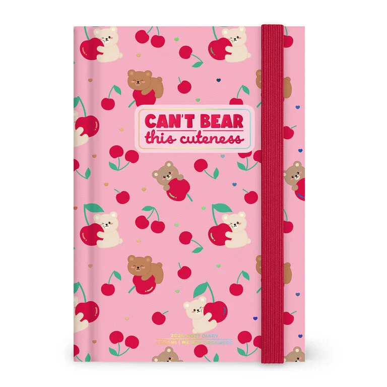 Agenda 2026/2027 Giornaliera Fotografica 16 Mesi - Teddy Bear Pink - Medium