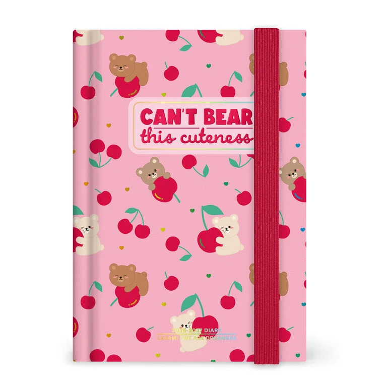 Agenda 2026/2027 Giornaliera Fotografica 16 Mesi - Teddy Bear Pink - Small
