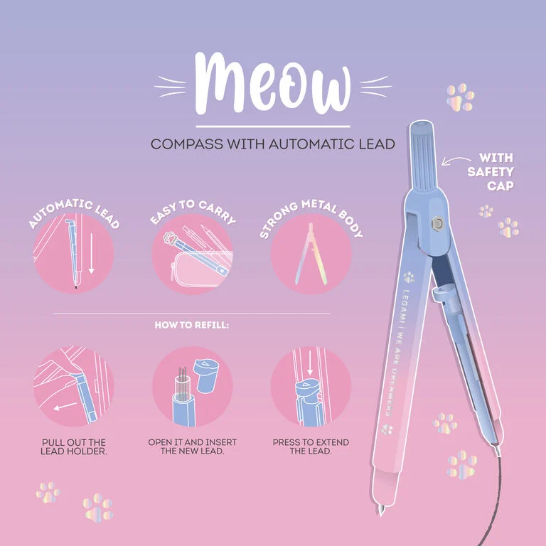 Compasso con Mina Automatica - Meow