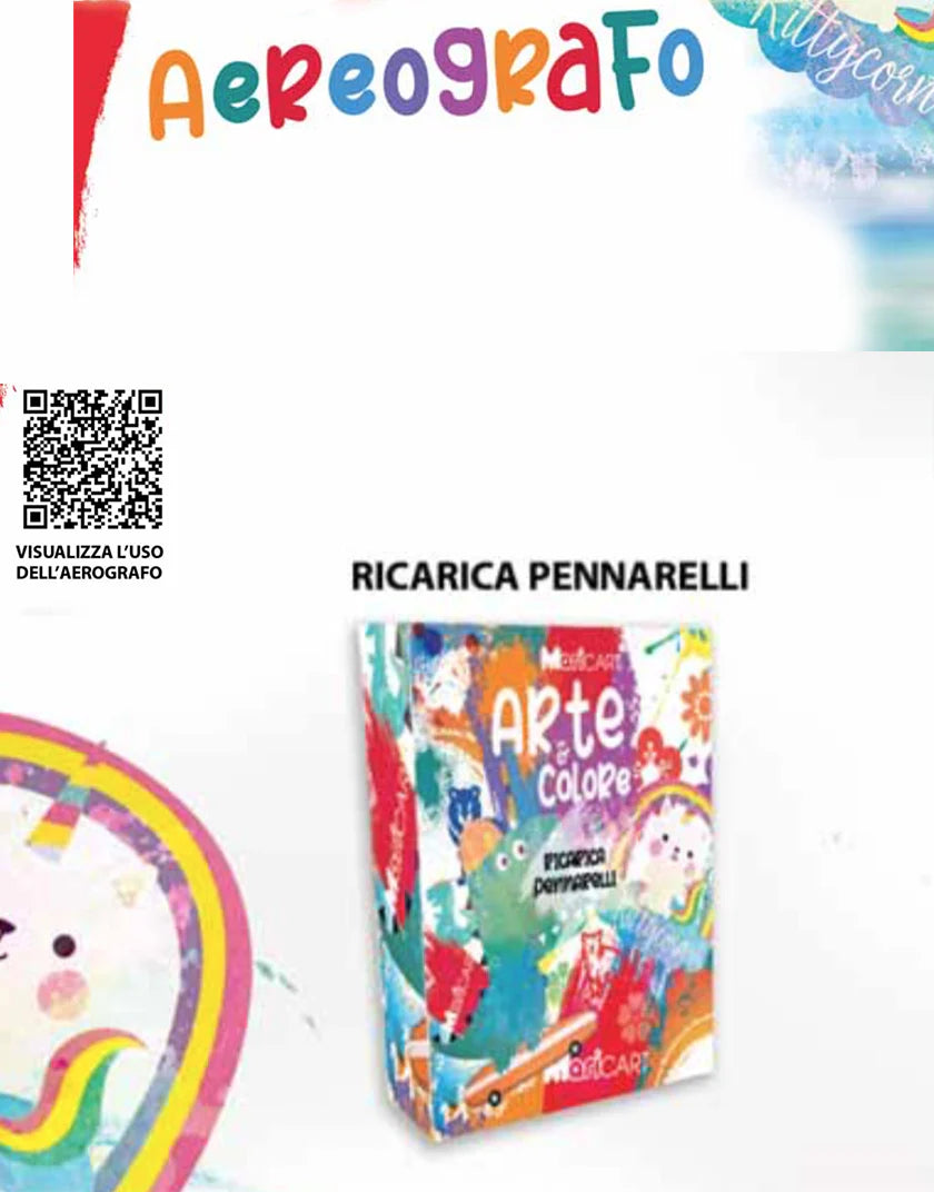 Set ricarica pennarelli aerografo Maricart