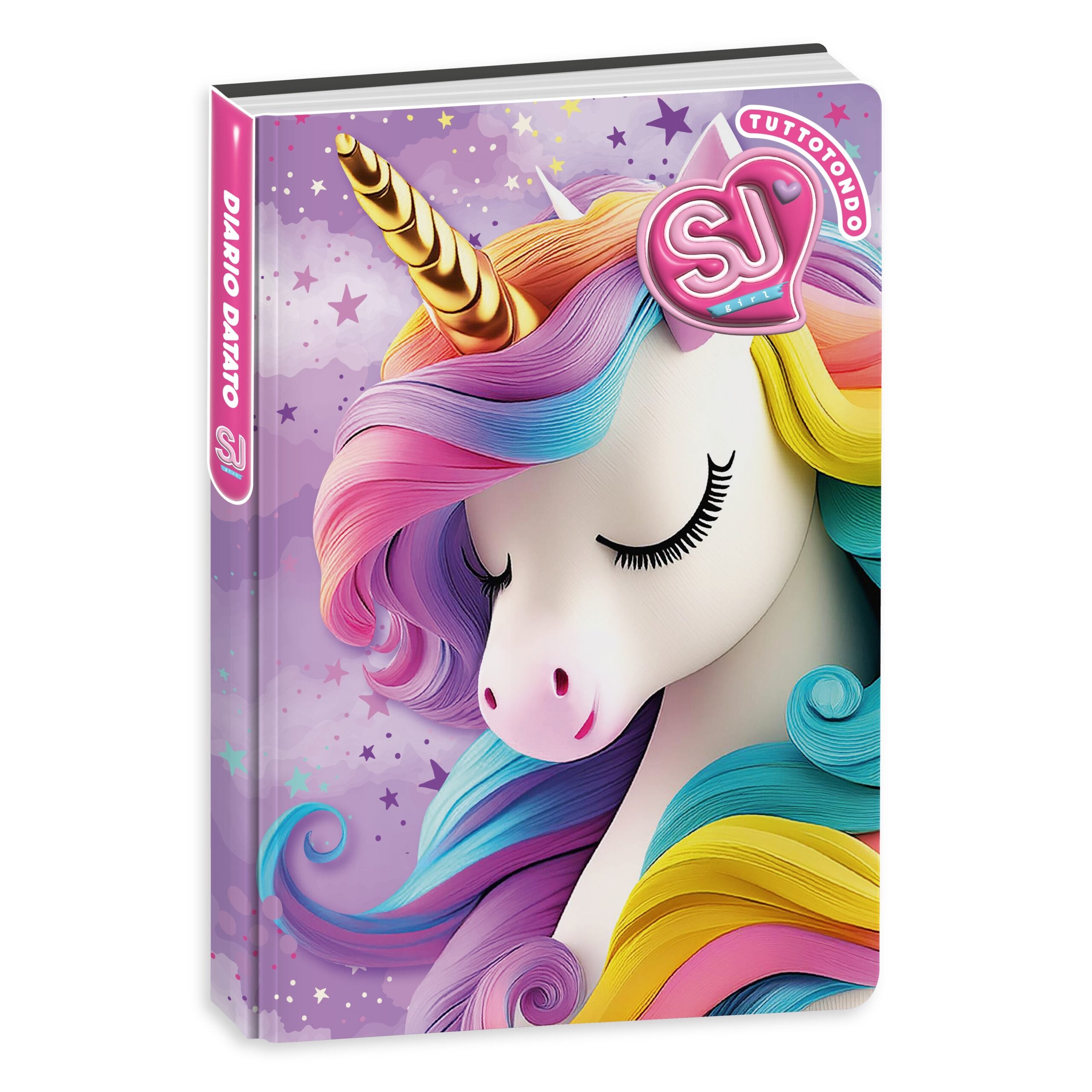 Diario Standard Giornaliero SJ Gang Girl, Datato 2025-2026, 10 Mesi – Fantasie Assortite