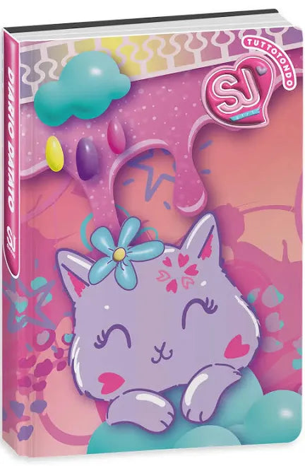 Diario Standard Giornaliero SJ Gang Girl, Datato 2025-2026, 10 Mesi – Fantasie Assortite