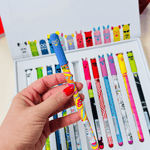 Set scatola 12 penne tinta unita