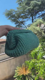 Pochettina verde lurex